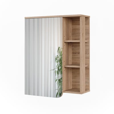 Vicco Karen Spiegelkast – 60 x 75 cm Sonoma/Wit
