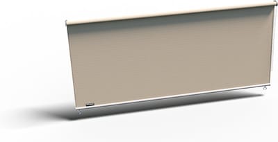 Platinum Sun & Shade - Rolgordijn voor buiten - B198xL240cm - Gebroken Wit - 5 jaar garantie - 95% UV protectie – Sterk geweven 285 g/m² - Hoge kleurechtheid