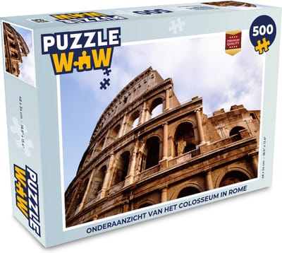 Puzzel Onderaanzicht van het Colosseum in Rome - Legpuzzel - Puzzel 500 stukjes