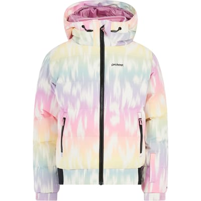 Protest Prtsolina - Skijas Meisjes - Panterprint - Puffer winterjas - Waterkolom 10K - Winterjas