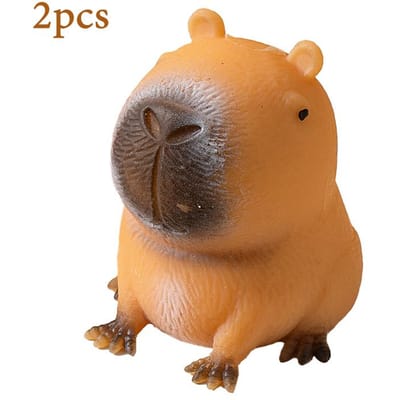 Unieke Capybara Squishy Speeltjes Snel Stuiterende Knijpbare Stressbal Cartoon Dier Speelgoed Feestartikelen Bureau Decoratie Cadeau Voor Kinderen