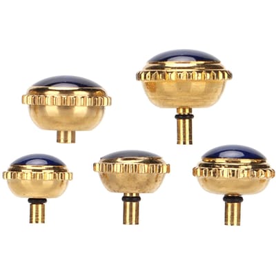 5 stuks Draagbare Horlogekroon Goud Staal Polshorloge Reparatie Accessoire voor Horlogemaker beige
