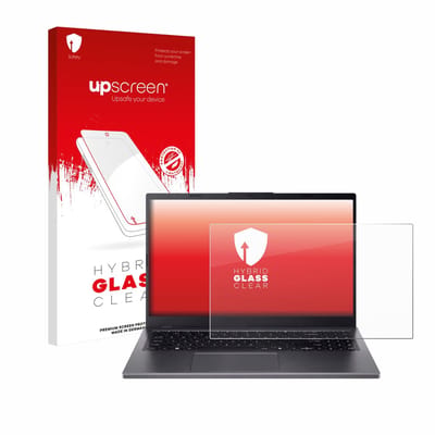 upscreen - Screenprotector voor Acer Aspire 15 A15-51 - Folie Beschermfolie Beschermglas transparant