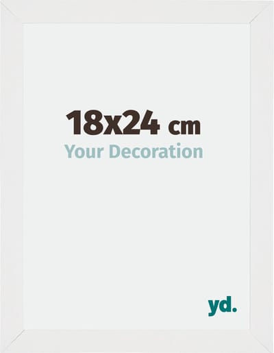 Your Decoration - Fotolijst 18x24 cm - MDF - Wit Hoogglans - Mura