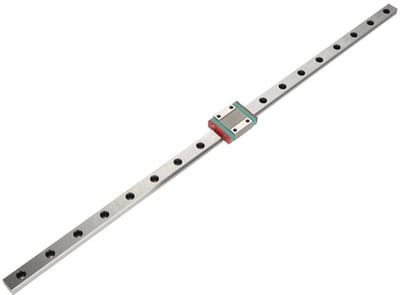 Dailygoods- Lineaire Geleiding Model LML12B - Schuifrail - Glijrail - Raillengte 100/200/300/450 mm - Railbreedte 12 mm - Materiaal Lagerstaal - Geleidingsrail