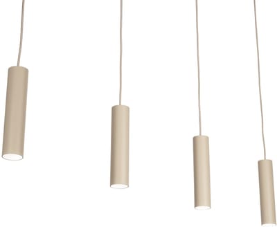 Lumidora Hanglamp 75294 - AREZZA - 4 Lichts - GU10 - Beige - Zand - Metaal