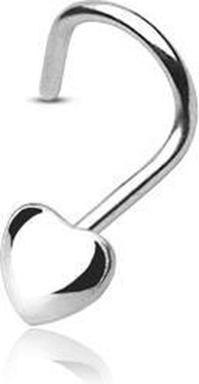 Neuspiercing Staal Hartje - LMPiercings