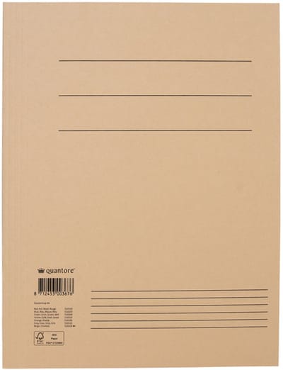 Dossiermappen Quantore A4 320 gr Chamois – set 10 stuks