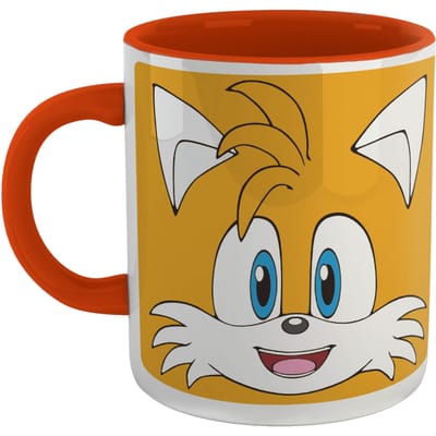 Sonic The Hedgehog Tails Face Mug - Orange