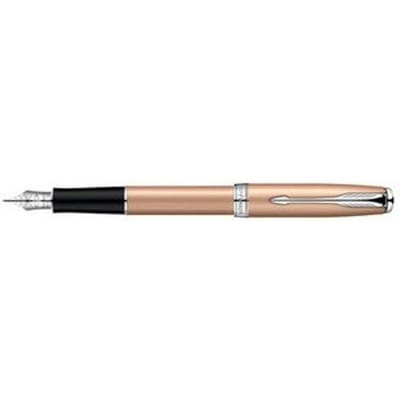 Parker sonnet pink gold ct vulpen met medium schrijfpunt