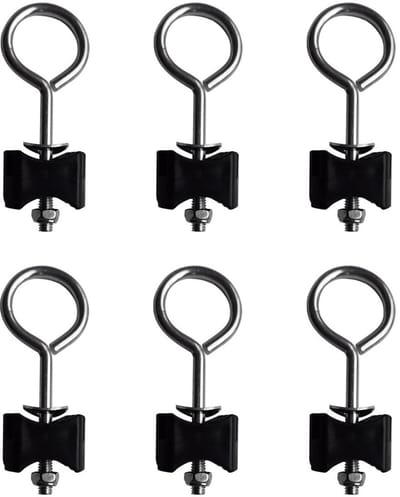 Dailygoods- Trampoline Schroeven 6 Stuks - Vervangende Schroeven/Bouten/Moeren - Geschikt voor Grote/Kleine Trampolines - Stabiliteitsgereedschap - Lichtgewicht/Compact