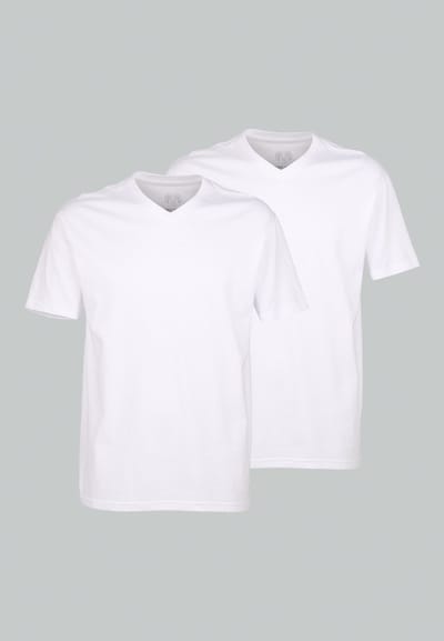 CECEBA Konvex 2-pack Heren T-shirt - Wit