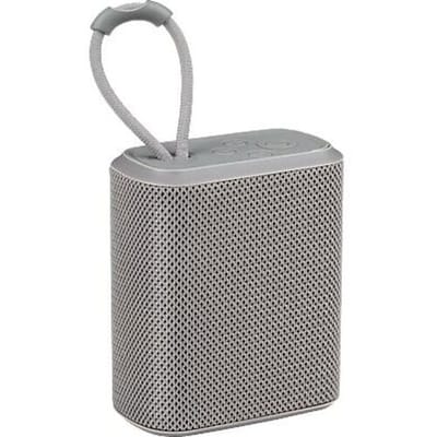 Draagbare Bluetooth Speaker 5.3 - Draadloze Muziekbox met AUX en FM Radio - Partybox met 4 uur Speeltijd - Compact en Lichtgewicht - Grijs