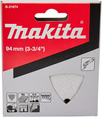 Makita B-21674 Schuurvel K60/k80/k100/k240/k320 White Velcro