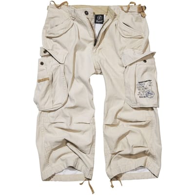 Brandit Shorts - Industry Vintage 3/4 - L tot 7XL - voor Mannen - beige
