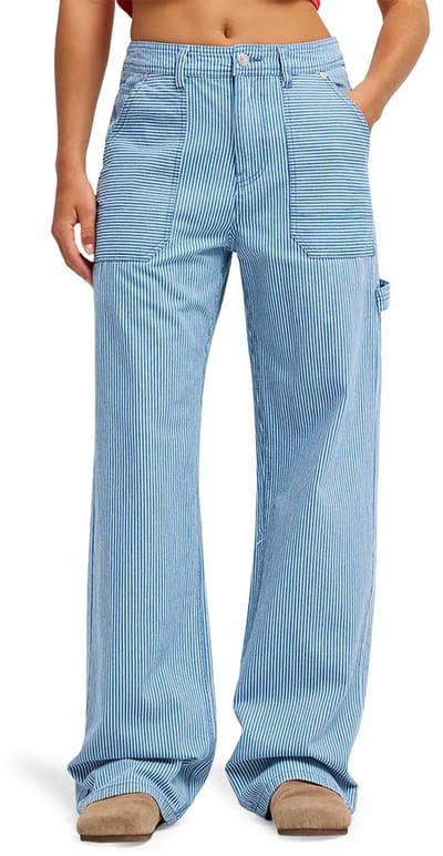 Roxy Howlin Rails Hoogzittende Jeans Blauw 30 Vrouw