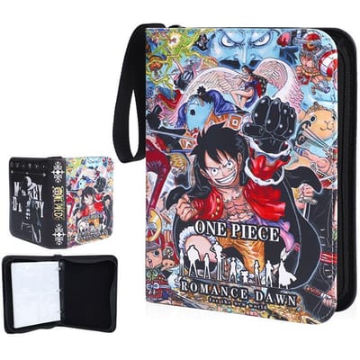 400 stuks One Piece Fotoalbum Boek Kaarthouder Familie Brief Visitekaarthouder Verzameling Ritszak Schattig Speelgoed voor Volwassenen Kinderen Cadeaus