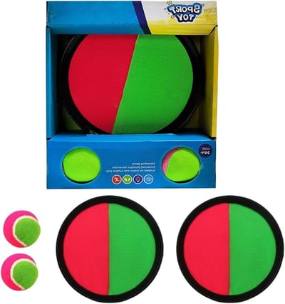 Gooi En Vang Set - Kleverig Sportspel - Interactief Buitenspel - Baanbrekende Plaktechnologie - 23x20x6cm - Enkel kenmerk