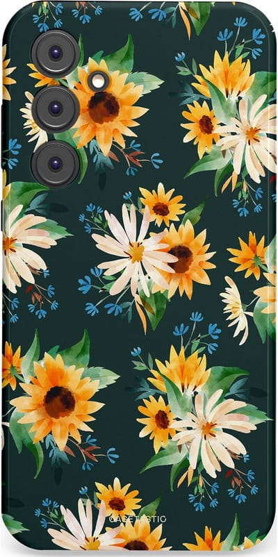 Casetastic Hoesje Geschikt voor Samsung A35 - Stijlvolle Beschermende Duo-layer Case - Zonnebosjes