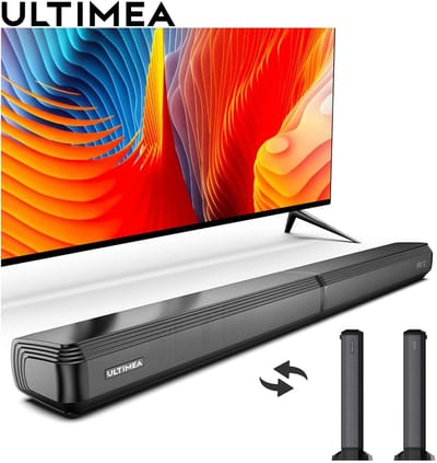 Here's a new title using the provided keywords: **2.2ch Soundbar voor TV – 100W Piekvermogen, 2-in-1 Afneembare Bluetooth 5.3 Soundbar met 3 EQ Modi, Verstelbare Bas en Subwoofer**
