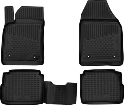 Walser Rubberen Voetmatten XTR geschikt voor Opel Vectra C Caravan (Z02) 2003 - 2009