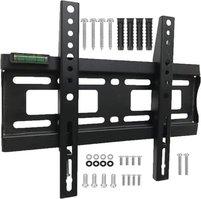 Muurbeugel voor Flat TV's 32-50 inch - VESA Muurmontage met Waterniveau, 66 lbs Capaciteit
