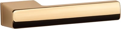 Aprile deurklinken BRISA Goud gepolijst PVD rechthoekig 50x33 mm per paar