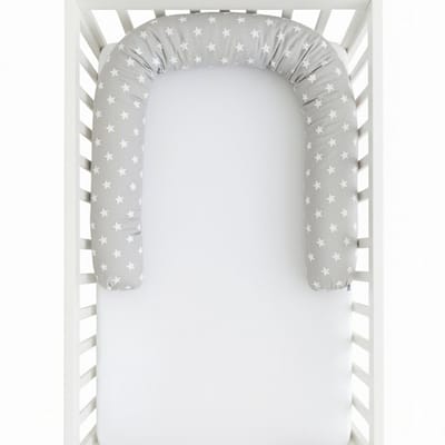 BabyUniverse Ochraniacz - Bed Wałek - 200cm - Grijze Sterren