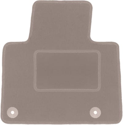 Beige bestuurdersmat voor: Citroen C5 II X7 liftback, sedan, stationwagen, tourer (2008-2017)
