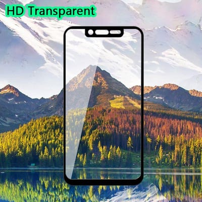 Glass Screen Protector for LG G8s ThinQ _ Black