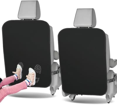 GELLDG Beschermer geschikt voor de rugleuning van de kinderautostoel - 2 stuks - Waterdicht en gemakkelijk schoon te maken - 60 × 44 cm