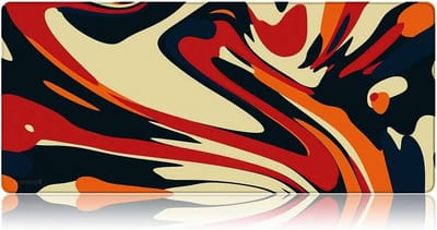XXL Gaming muismat 900 x 400mm - Bureauonderlegger voor verbeterde precisie en snelheid - G17colorflow