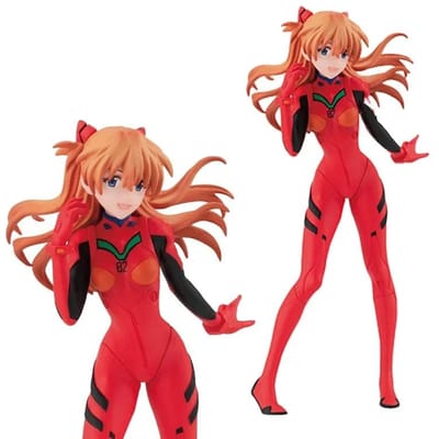 Anime EVA Asuka Langley Soryu Ayanami Rei Figuur Speelgoed Model Collectie Cadeau Bureau Decoratie PVC Materiaal Poppen Sieraden red