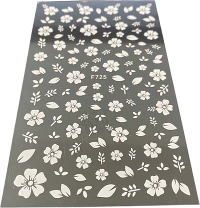 Hiden - Nagelstickers - Nail Art - Decoraties - Nail Sticker - Beauty & Make-up - Nagelvormen - Nail Art tools - Witte bloemen