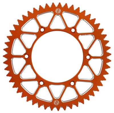 Holeshot 224l-520-48or 520 Chain Aluminium Achtertandwiel Oranje 48t
