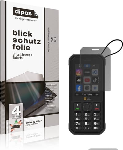 dipos – Matte Privacy Screenprotector geschikt voor AGM M11 | Anti-Spy Beschermfolie