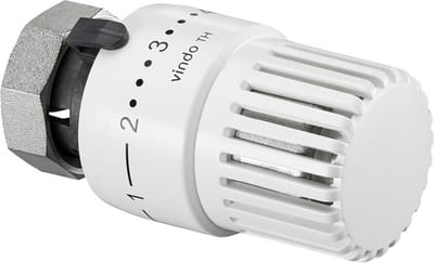 Oventrop Thermostaatkop vindo TH M30x15 met nulstand wit
