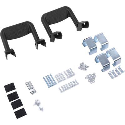 2 STUKS Pickup Truck Zijbeugel Stap Aluminiumlegering Vervanging voor Chevrolet Avalanche 2002? zwart