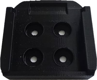 Vormvast accuhouder voor Makita 18V