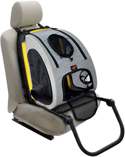 2-in-1 Honden Kinderwagen - Voor autostoel en reisdrager - Hondenbuggy - Draagbaar - Voor kleine honden en katten