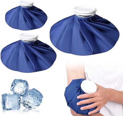 IJsblokjes zakken - Warmtekussens - Pijnverlichting - Herbruikbaar - Set van 3 - Blauw
