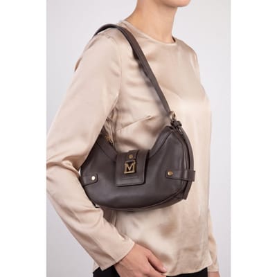 GUESS  90s Mini Hobo Chocolate Brownie Maat: OS | Handtassen Outlet | Dames | Bruin