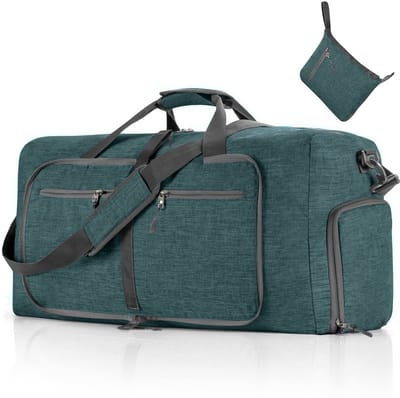Unyqoos ® Ruime Opvouwbare Reistas met Schoenenvak voor Reizen, Kamperen en Fitness - 65 Liter Capaciteit