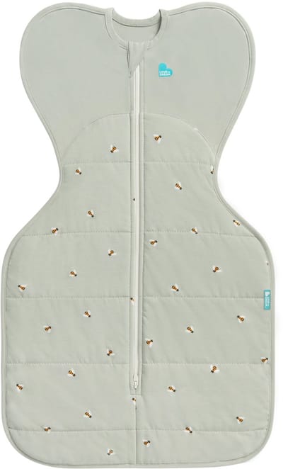Love to Dream™ Babyslaapzak Swaddle Up™ - Inbakeren - Baby 0-3 maanden - 3.5-6 kg - Winter - 2.5 TOG – Olive Bees