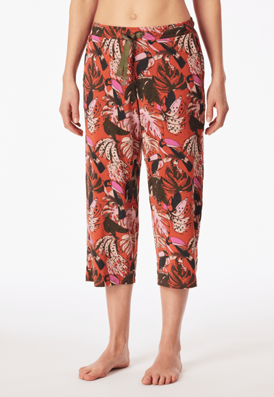 3/4-lange loungebroek met terracotta-patroon - Mix+ Relax 40