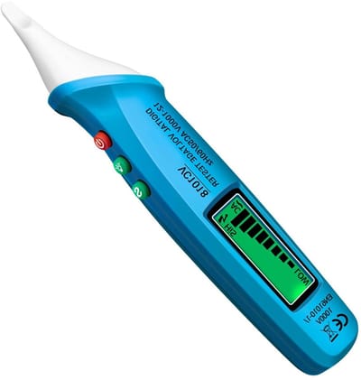 Digitale Spanningstester - Spanningsmeter Pen - Elektra Controleren - Contactloze Detectie - 12V Tot 1000V - Blauw