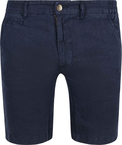 Steppin' Out Milwau Short Linen Donkerblauw (navy) - Maat S - Heren - Korte broek