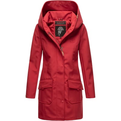 Marikoo dames softshelljas – Mayleen, waterafstotend met capuchon