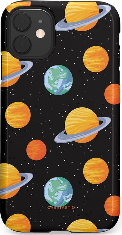 Casetastic Hoesje Geschikt voor Apple iPhone 11 - Stijlvolle Beschermende Duo-layer Case - Universum reis