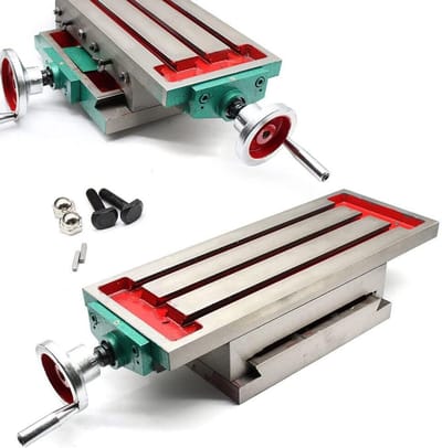 Precisie Kruistafel voor Boor- en Freesmachines, 2-Assig, 450 mm Verstelbaar
